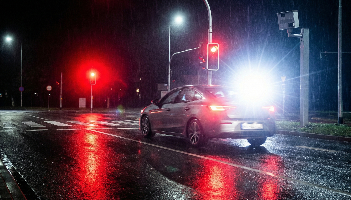 How intersection cameras track red light violations