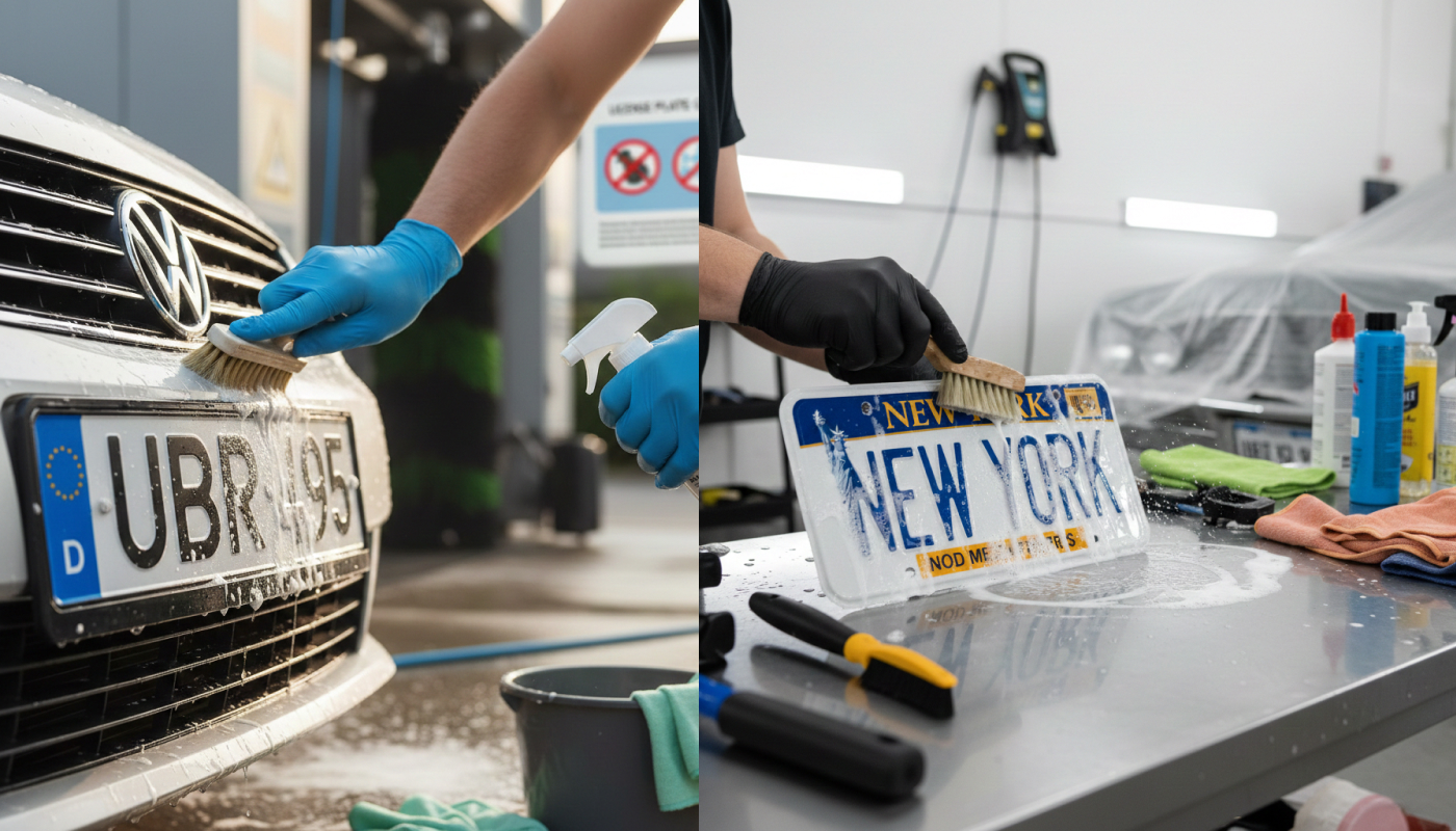 License plate cleaning rules