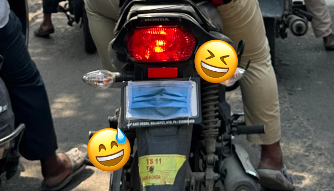 How drivers hide license plates?