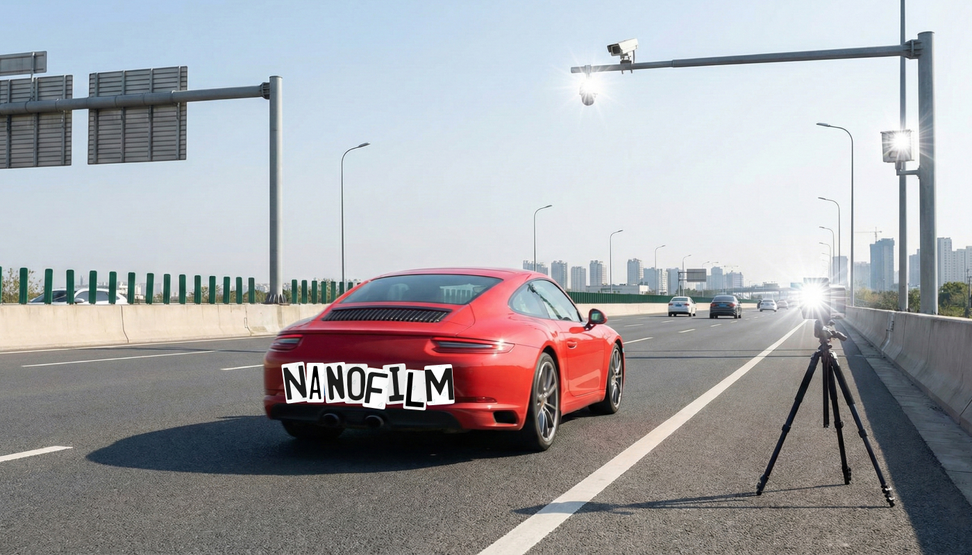 Can a single car trigger multiple traffic cameras at once?