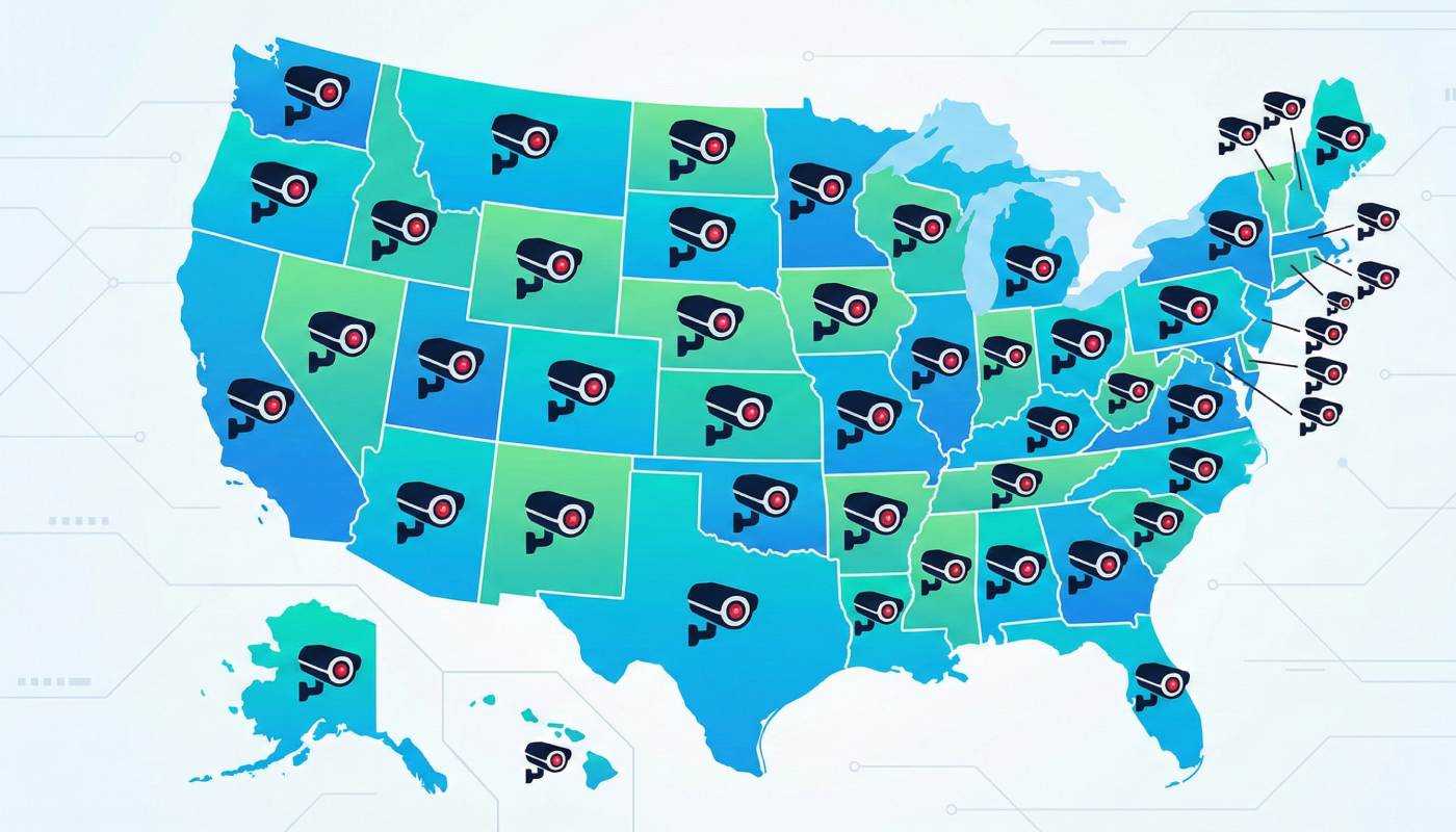 Are traffic surveillance cameras allowed in all US states?