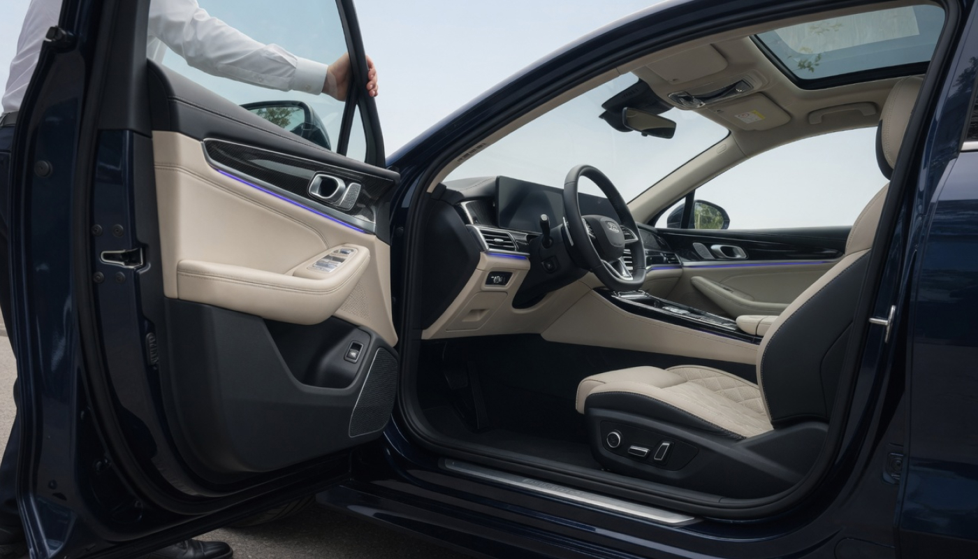 What is the first thing you do when you get a new car?