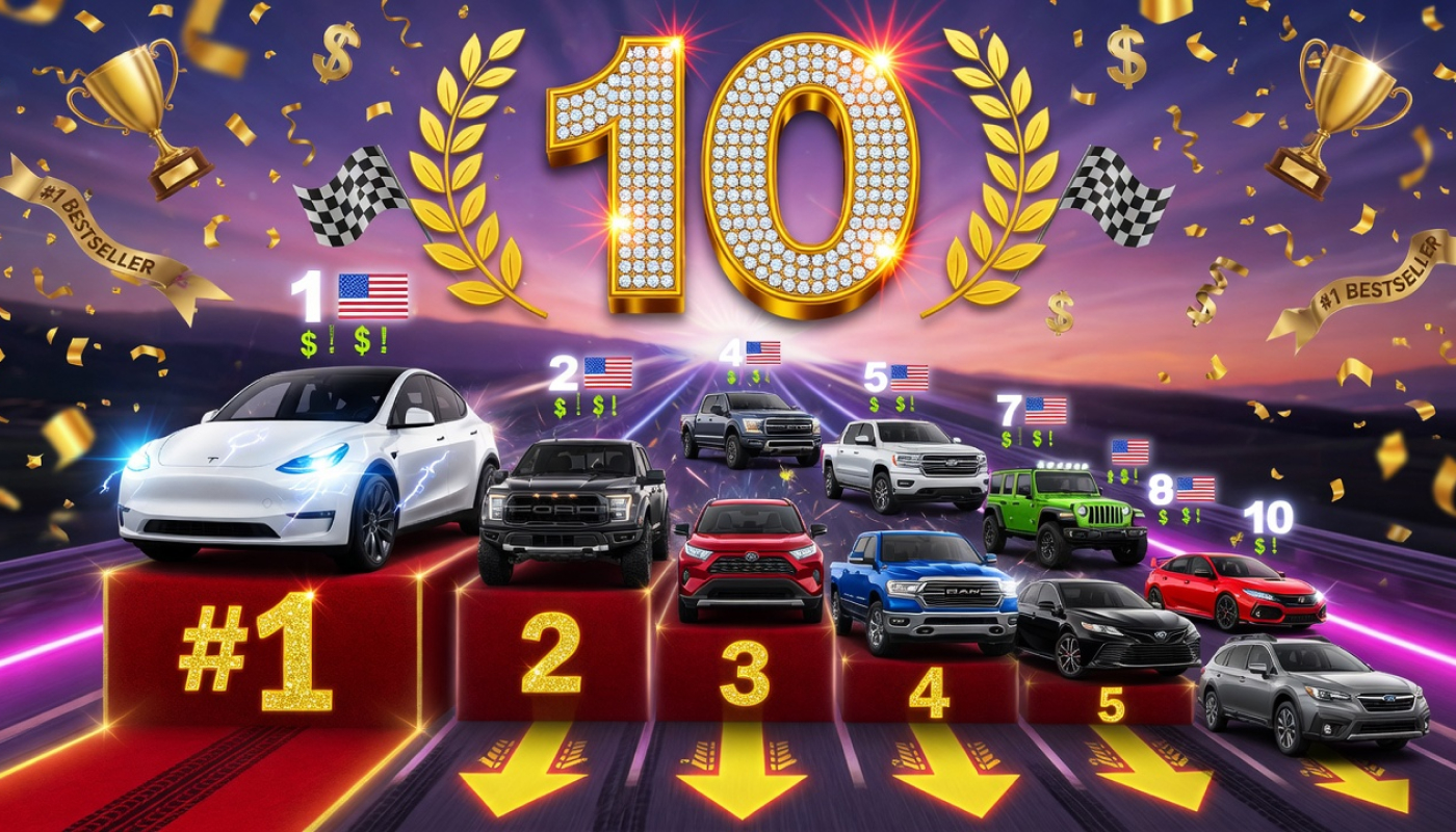 What is the top 10 car in the United States?